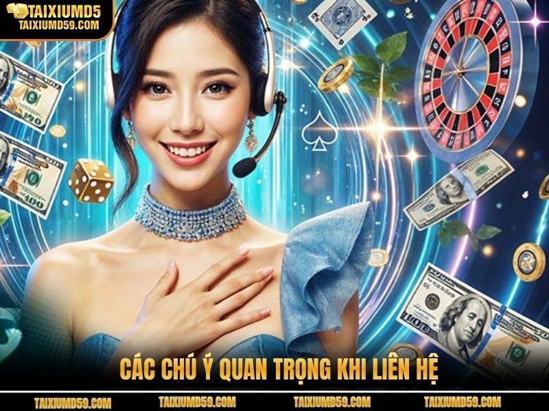 Các chú ý quan trọng khi liên hệ
