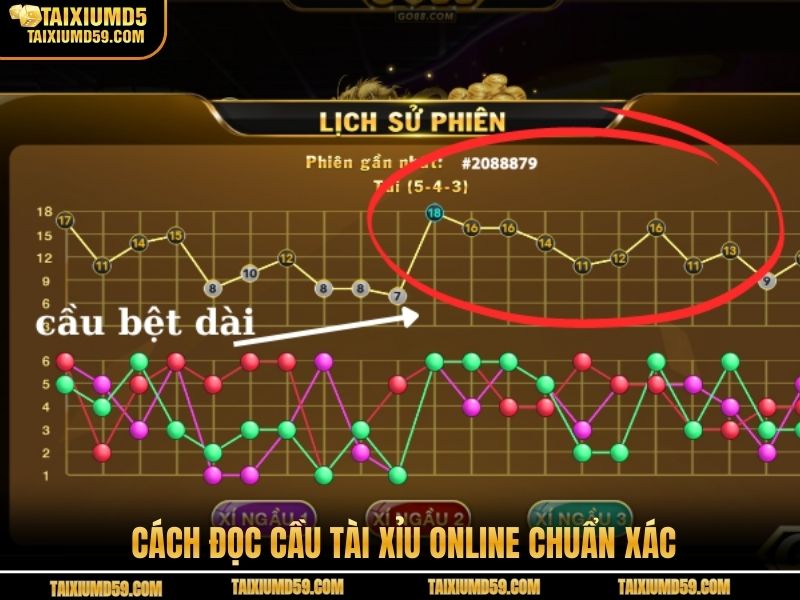 Cách đọc cầu tài xỉu online chuẩn xác