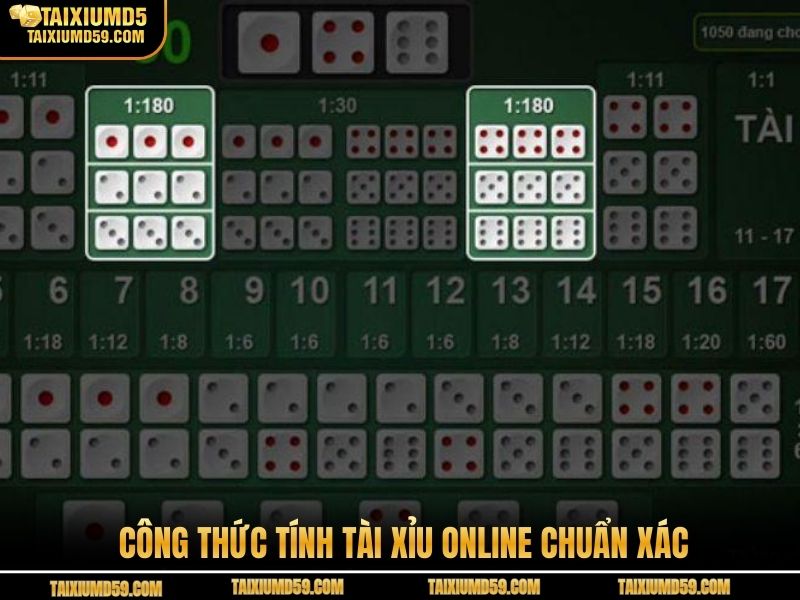 Công thức tính tài xỉu online chuẩn xác