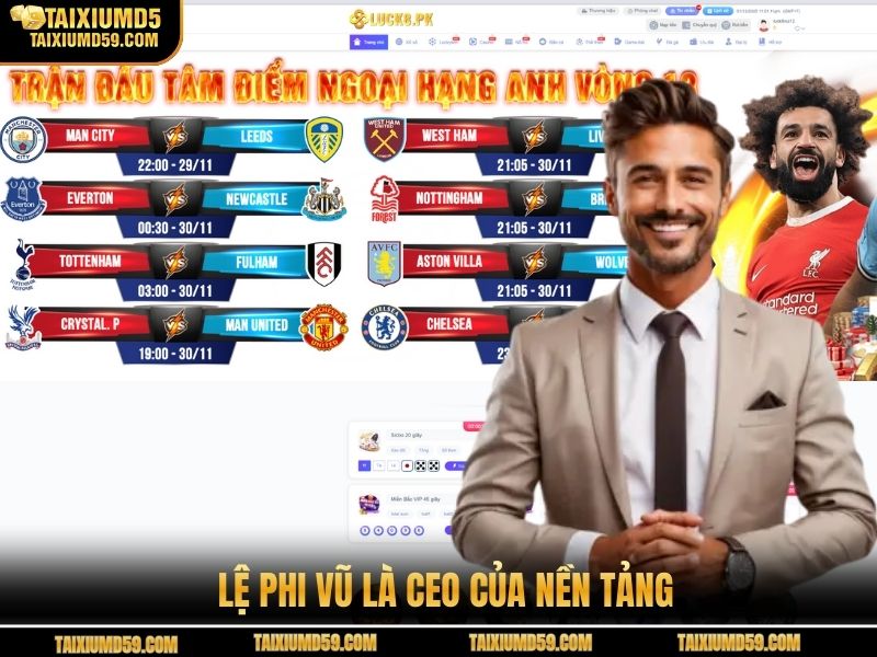 Lệ Phi Vũ là CEO của nền tảng