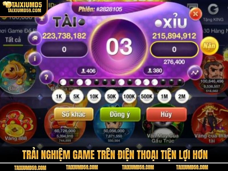 Trải nghiệm game trên điện thoại tiện lợi hơn